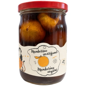 Mandarīnu ievārījums, 635g