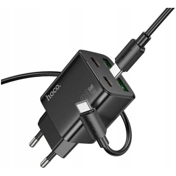 Hoco N52 20w Usb-a/usb-c lādētājs ar Lightning kab