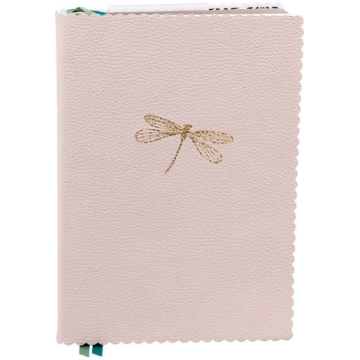 Piezīmju grāmata Gold Dragonfly, Leatherette, punk
