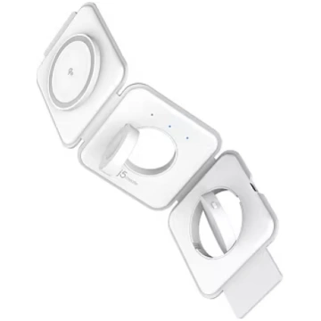 J5create QI2 3-IN-1 MAGNETIC TRAVEL WIRELESS CHARG