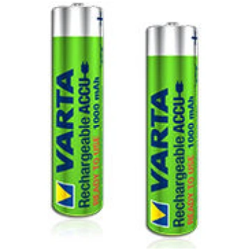 Uzlādējamās baterijas Varta, AAA, 1000 mAh, 4 gab