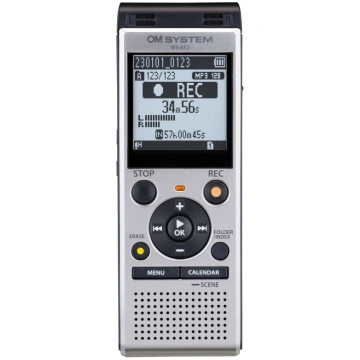 OM System audio recorder WS-882, silver