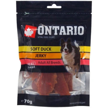 Gardums suņiem – Ontario Soft Duck Jerky, 70 g