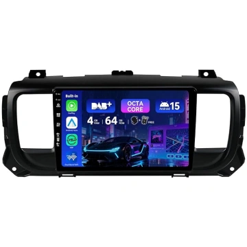 MSD [Iebūvēts DAB+] - Android 15 auto radio Citroe
