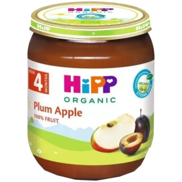HIPP Plūmes, Āboli (4m+) biezenis, 125 g