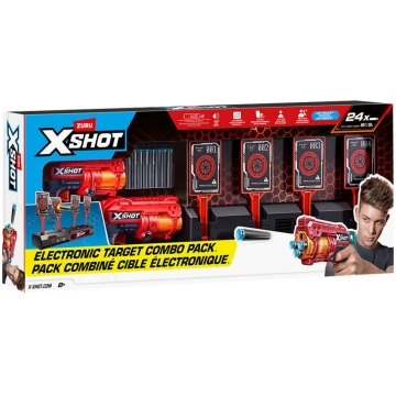 ZURU XSHOT Interactive Target & Fury 4 2-Pack Dart