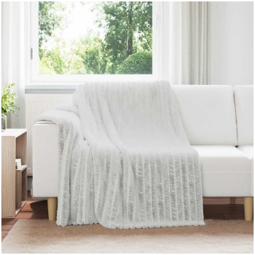 Pleds pelēka 200 x 150 cm flīss