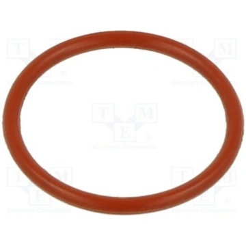 O-ring gasket; silicone; Thk: 2.5mm; Øint: 17mm; r
