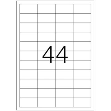 Herma Labels 48,3x25,4 25 Sh. DIN A4 1100 pcs 5051