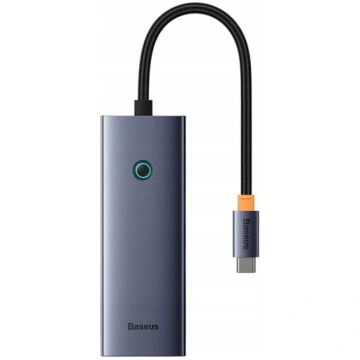 Baseus 5in1 Usb-c centrmezgls: Hdmi 4k, 4x Usb-a 3