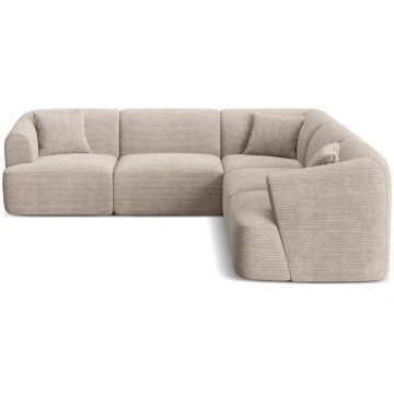 Modular Symmetrical Corner Sofa, "Campi", 6 Seats,