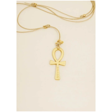 Halskette Ankh - Gold