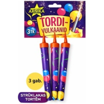 Tortes uguns strūklakas,vulkāns 3 gab