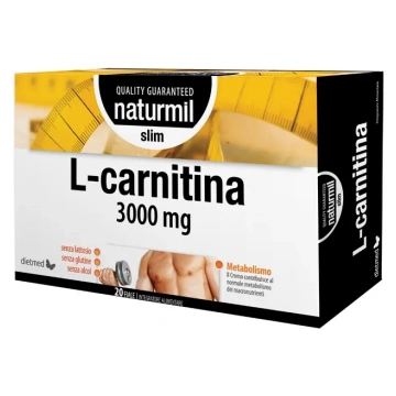 NATURMIL L-CARNITINA 3000 MG 20 FIALE DA 15 ML DIE