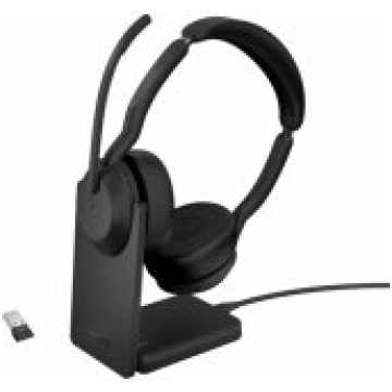 Jabra Evolve2 55 MS Stereo USB-A Stand Black austi