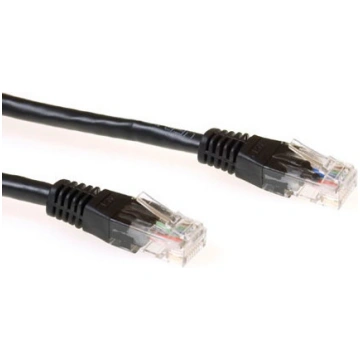 ACT CAT6A UTP 5m tīkla kabelis Melns U/UTP (UTP) I