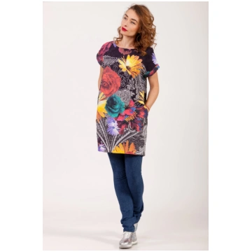 Vasaras tunikas kleita Lea No201 - 40 / Floral