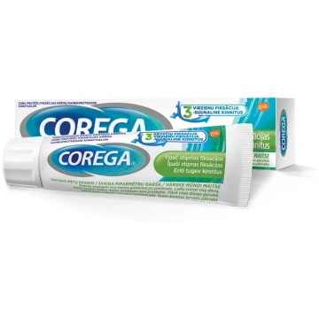 COREGA Extra Strong Fresh Mint fiksācijas krēms zo