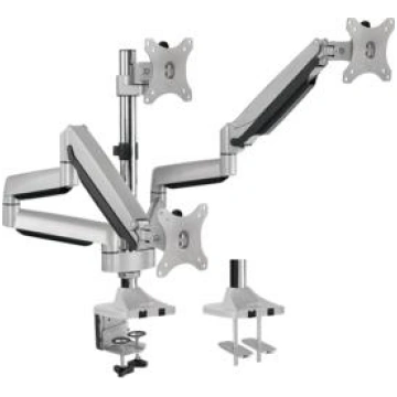 LOGILINK - Triple alumium monitor desk mount,13-27
