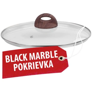 Vāks Magic Home Black Marble Line, 28 cm