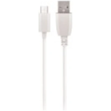 Maxlife 1M USB to Micro USB 3A cable - Balts - mic