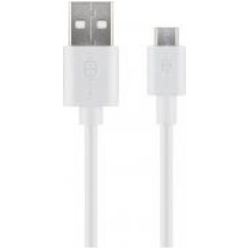 Goobay Micro USB charging and sync cable 43837 Whi