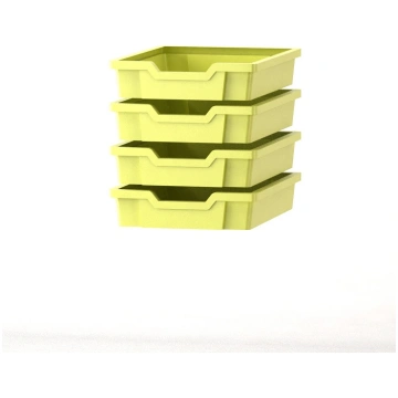 Plastmasas kastes/atvilktnes(Gratnell: Sarkans)