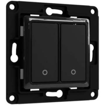 Shelly Wall Switch 2 poga - melna