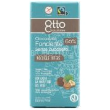Cioccolato Fondente 60% con Nocciole Intere Senza 