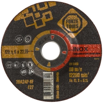 SANDING BLADE 125X6.5X22 23 MMFORTE TOOL 374348 (3