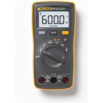 Fluke 107 plaukstas izmēra, CAT III digitālais mul