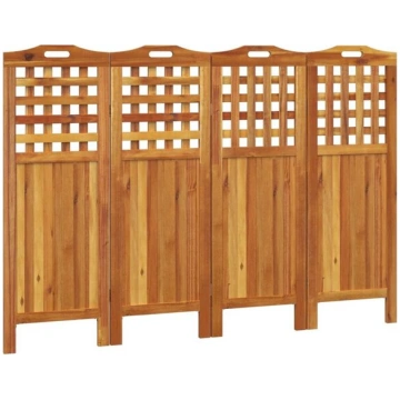 Telpu starpsiena, 4 segmenti, 162x2x115cm, akācija