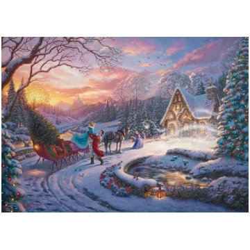 Puzzle Kinkade: Disney Dreams Collection: Cinderel