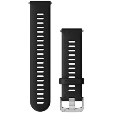 GARMIN Quick Release Band 22mm, Black with Silver 