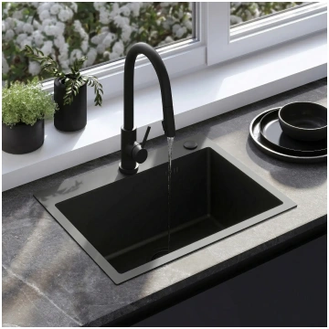 without kitchen faucet Rea