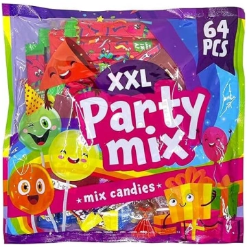 Becky"s Party Mix maisiņš, 64 gab., 500 g: vegāns,
