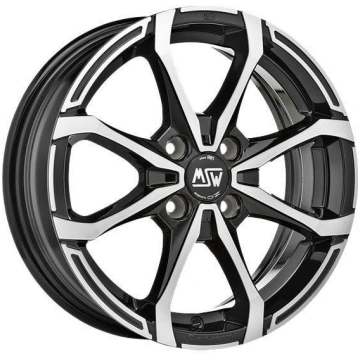 MSW MSW X4 Gloss Black Full Polished 7x16 4x100 ET