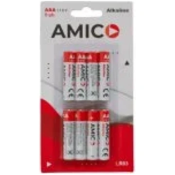 AMICO AAA (9141830) 8pcs Baterijas 9141830-AMICO