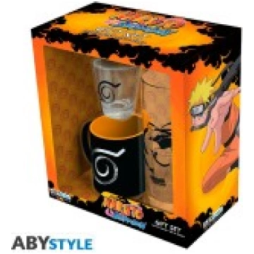 ABYstyle Naruto Shippuden Gift Set Glass / Espress