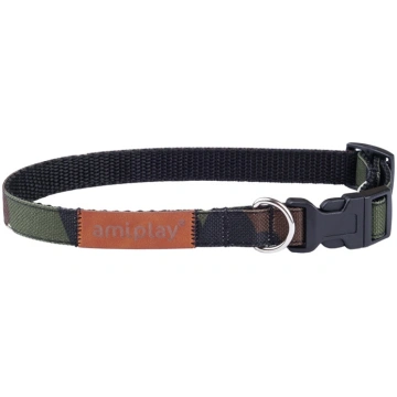 Kaklasiksna suņiem Amiplay Adjustable, brūna krās.