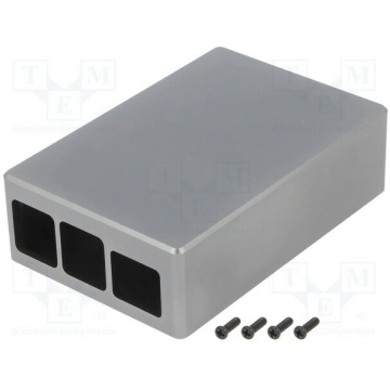Enclosure: for computer; Raspberry Pi 4 B; alumini