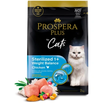 Barība kaķiem – Prospera Plus Sterilized 1+ Chicke