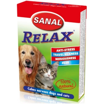 Sanal Relax 15tbl - nomierinošs līdzeklis suņiem, 