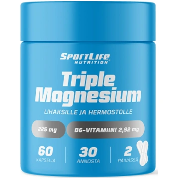 SportLife Triple Magnesium 60 Capsules, 80 g (6430