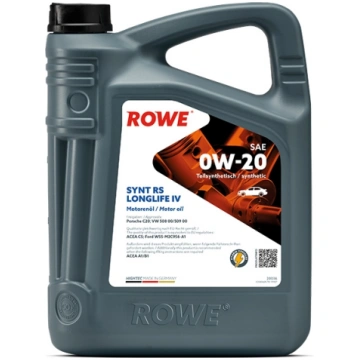 ROWE SYNT RS LONGLIFE IV SAE 0W-20 5L 20036-0050