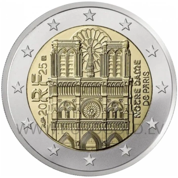 France 2 Euro 2025 - Notre-Dame de Paris Cathedral