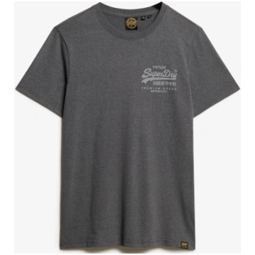 Superdry - Classic Vl Heritage Chest Tee - izmērs 