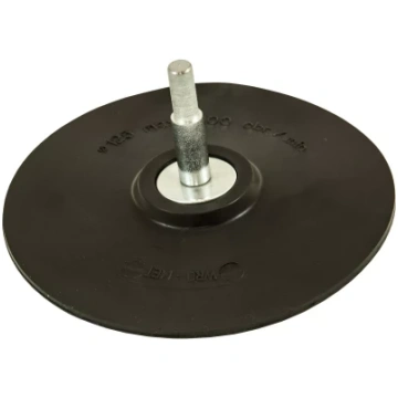 Gumijas disks 125mm ar turētāju, FASTER TOOLS