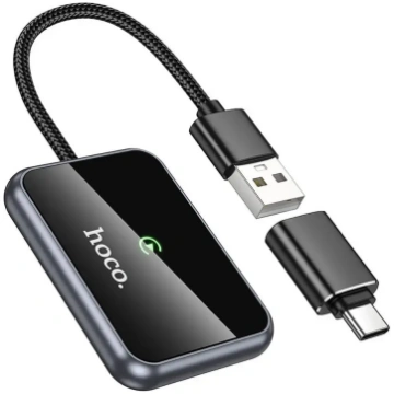 Hoco Wireless CarPlay Adapter, USB-A / USB-C, HU1,