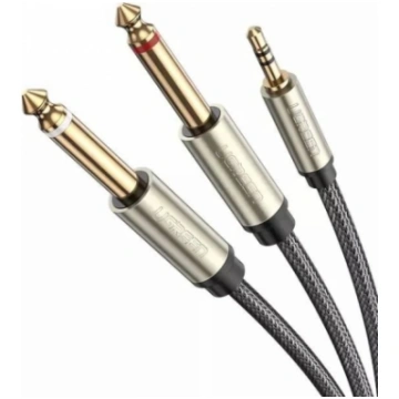UGREEN AV126 Cable TRS 3.5 mm to 2x TS 6.35 mm - 2